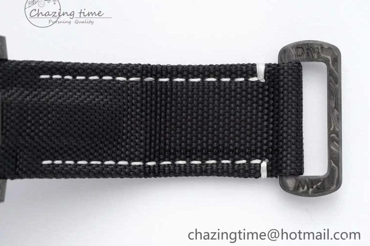 MiroTime 0210 AllSeason Submariner DIW Carbon VSF 1:1 Best Edition Black White Dial on Black Nylon Strap VS 2165